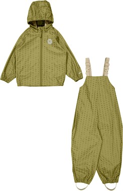 Wheat rainwear Charlie w/dungarees - Forest Insects
